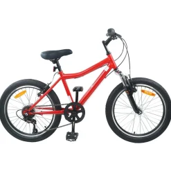 vidaXL Barncykel 20 Tum 6-Speed för 6-11 år gamla Röd