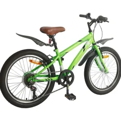 vidaXL Barncykel 20 Tum 6-Speed för 6-11 år gamla Grön