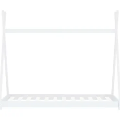 Hot vidaXL Barnsäng massiv furu 70x140 cm Vit