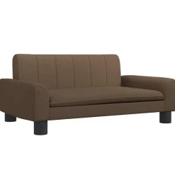 Online vidaXL Barnsoffa 70x45x30 cm tyg Brun