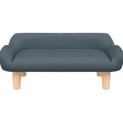 Best vidaXL Barnsoffa 70x40x24 cm tyg Mörkgrå
