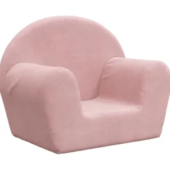 Hot vidaXL Barnsoffa mjuk plysch Rosa