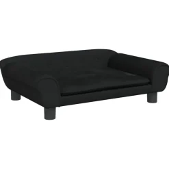 Clearance vidaXL Barnsoffa 70x45x26 cm sammet Svart