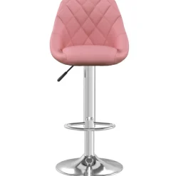 Online vidaXL Barstol sammet Rosa