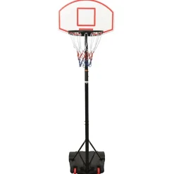 Best vidaXL Basketkorg med stativ 216-250 cm polyeten Vit