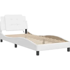 vidaXL Bed Frame with LED without Mattress 