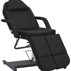 vidaXL Behandlingsstol konstläder svart 180x62x78 cm