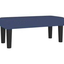 vidaXL Bänk blå 70x30x30 cm tyg