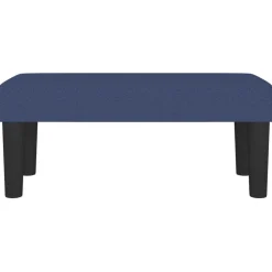 vidaXL Bänk blå 70x30x30 cm tyg