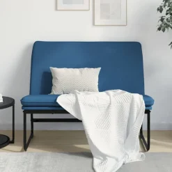 Sale vidaXL Bänk 100x75x76 cm tyg Blå