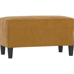 Clearance vidaXL Bänk 70x35x41 cm sammet Brun