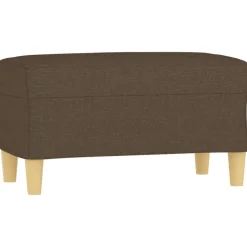 vidaXL Bänk brun 70x35x41 cm tyg