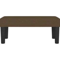 Best vidaXL Bänk brun 70x30x30 cm tyg Mörkbrun