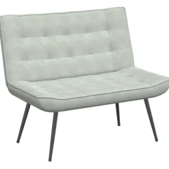 vidaXL Bänk ljusgrå 110x74x84 cm sammet