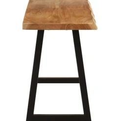 vidaXL Bänk med levande kant 105 cm massivt akaciaträ