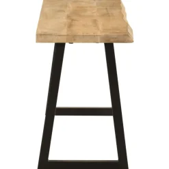 vidaXL Bänk med levande kant 105 cm massivt mangoträ