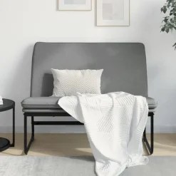Online vidaXL Bänk 100x75x76 cm tyg Mörkgrå