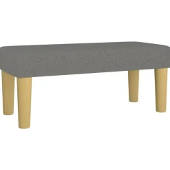 vidaXL Bänk mörkgrå 70x30x30 cm tyg