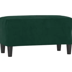 Hot vidaXL Bänk 70x35x41 cm sammet Mörkgrön