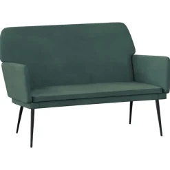 vidaXL Bänk mörkgrön 108x79x79 cm sammet