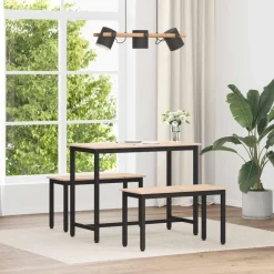 Clearance vidaXL bänk 80 x 35 x 45 cm Massiv furu Naturfärg