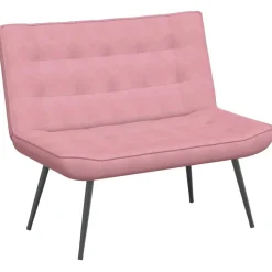Clearance vidaXL Bänk 110x74x84 cm sammet Rosa