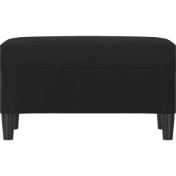 Hot vidaXL Bänk 70x35x41 cm konstläder Svart