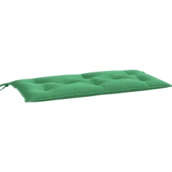 New vidaXL Bänkdyna för trädgården 100x50x7 cm oxfordtyg Grön