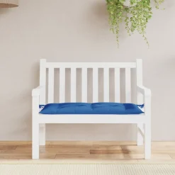 Discount vidaXL Bänkdyna för trädgården 100x50x7 cm oxfordtyg Blå