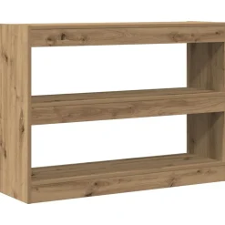 vidaXL Bokhylla artisan ek 100 x 30 x 72 cm Konstruerat trä