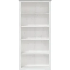 New vidaXL Bokhylla BODO 82x40x173 cm massiv furu 5 hyllplan Vit