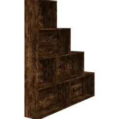 Discount vidaXL Bokhylla 155x24x160 cm Rökfärgad ek