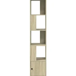 vidaXL Bokhylla sonoma-ek 40x36x189 cm konstruerat trä