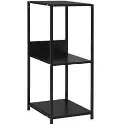 vidaXL Bokhylla 33,5x39,6x79,7 cm konstruerat trä Svart