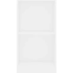 vidaXL Bokhylla vit 40x24x75 cm konstruerat trä