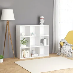 vidaXL Bokhylla 98x29x97,5 cm konstruerat trä Vit