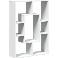 Clearance vidaXL Bokhylla 63x20x90 cm konstruerat trä Vit