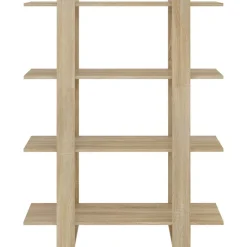 vidaXL Bokhylla/Rumsavdelare sonoma-ek 100x30x123,5 cm