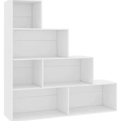 Online vidaXL Bokhylla/rumsavdelare 155x24x160 cm konstruerat trä Vit