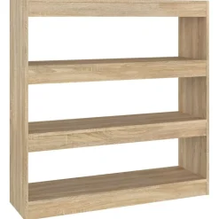 Online vidaXL Bokhylla/Rumsavdelare sonoma-ek 100x30x103 cm Sonoma ek