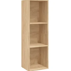 New vidaXL Bokhylla/tv-bänk sonoma-ek 36x30x114 cm konstruerat trä Sonoma ek