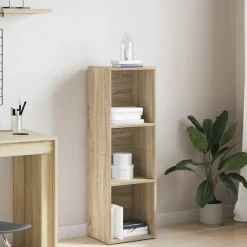 New vidaXL Bokhylla/tv-bänk sonoma-ek 36x30x114 cm konstruerat trä Sonoma ek