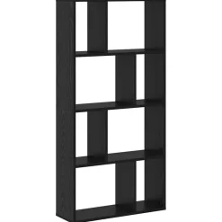 Hot vidaXL Bokskåp 60 x 20 x 102,5 cm Konstruerat trä Svart ek
