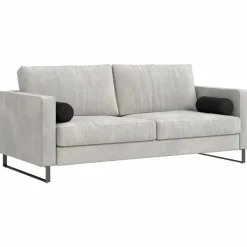 vidaXL Bolsterkuddar 2 pcs Svart Ø 15 x 40 cm tyg