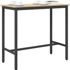 Sale vidaXL bord Sonoma-ek 100 x 50 x 90,5 cm Konstruerat trä och stål Sonoma ek