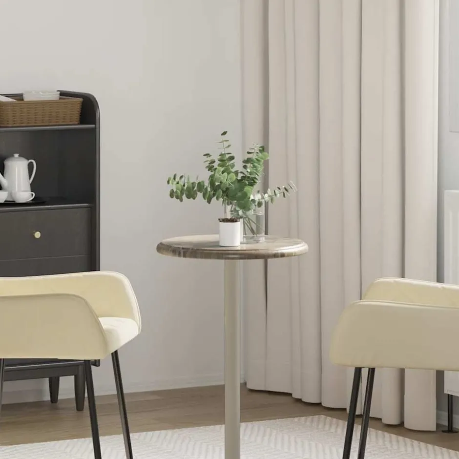 Outlet vidaXL Bordsskiva Ø40x2,5 cm marmor Grå