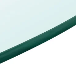 vidaXL Bordsskiva härdat glas rund 300 mm