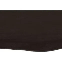 vidaXL Bordsskiva mörkbrun 60x40x2 cm behandlad massiv ek