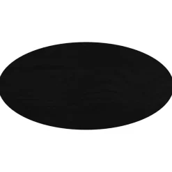 Clearance vidaXL Bordsskiva 80x40x2 cm massiv ek oval Mörkbrun