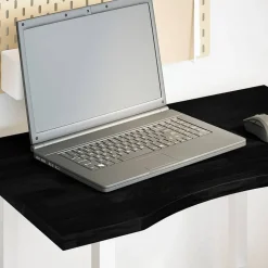 vidaXL Bordsskiva mörkbrun 80x50x2,5 cm massiv ek rektangulär